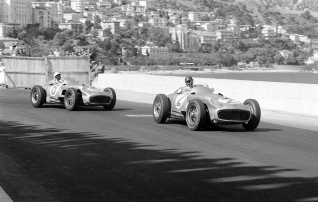 Juan Manuel Fangio i Stirling Moss