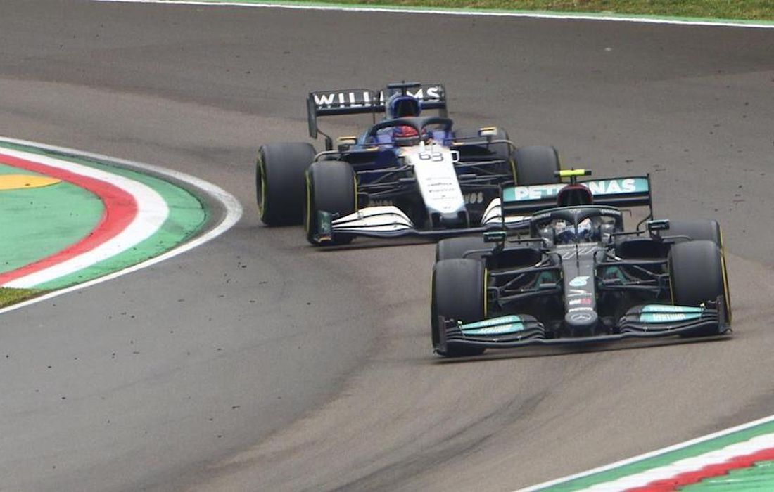 Valtteri Bottas i George Russell