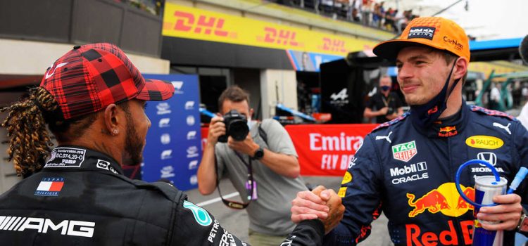 Lewis Hamilton i Max Verstappen