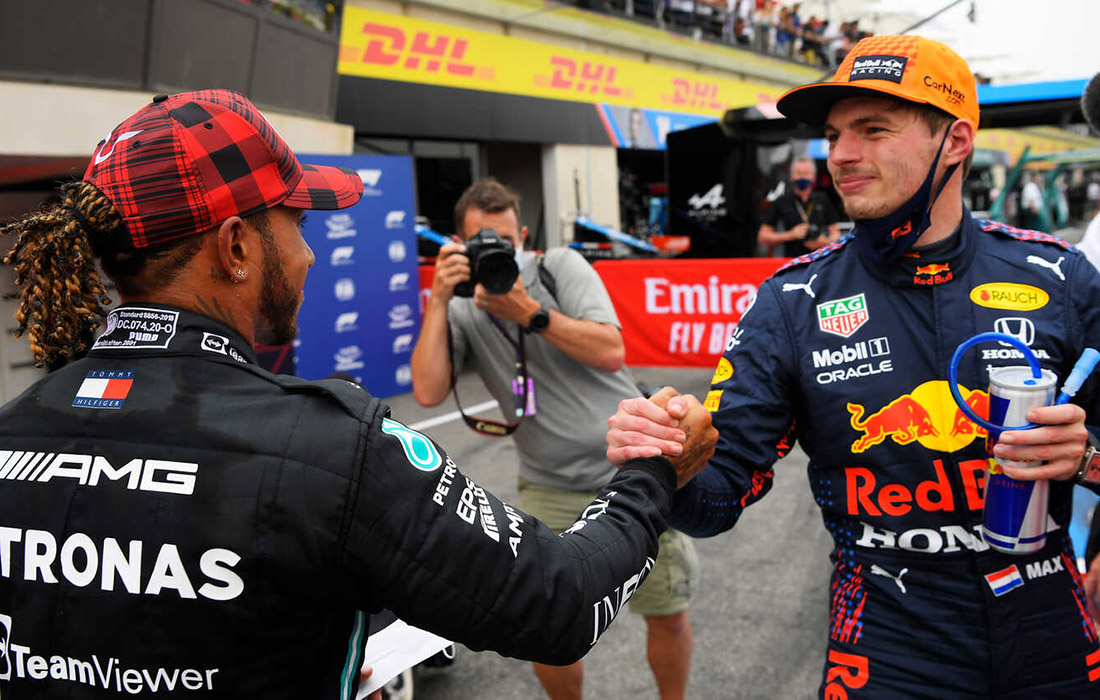 Lewis Hamilton i Max Verstappen