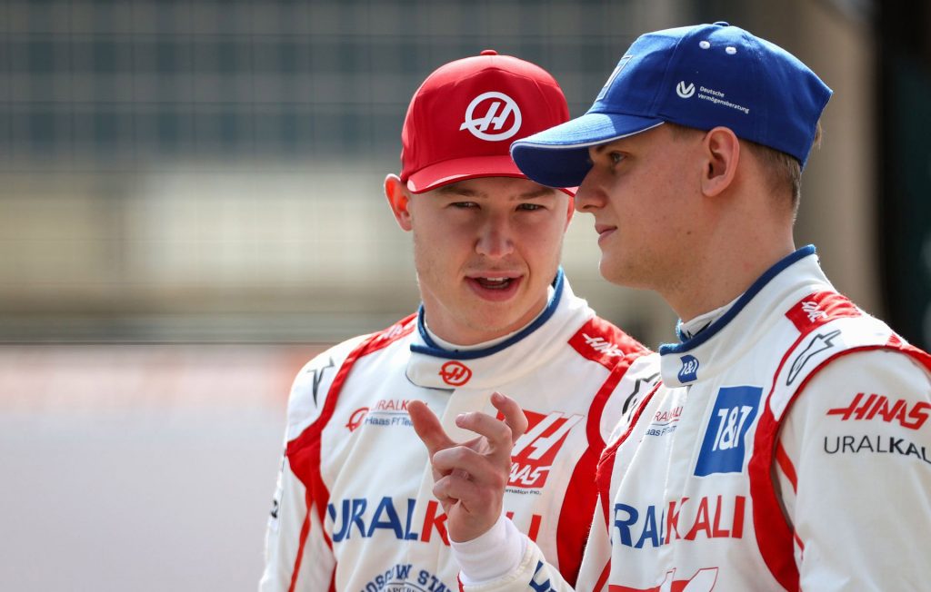 Nikita Mazepin i Mick Schumacher