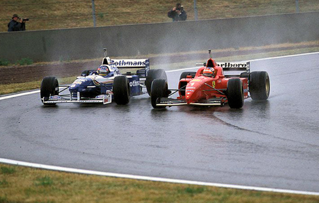 Michael Schumacher i Jacques Villeneuve