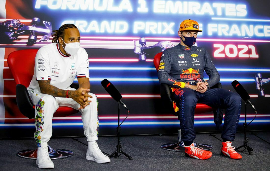 Lewis Hamilton i Max Verstappen