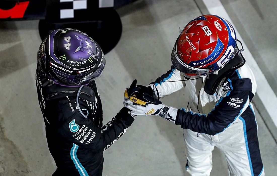 Lewis Hamilton i George Russell