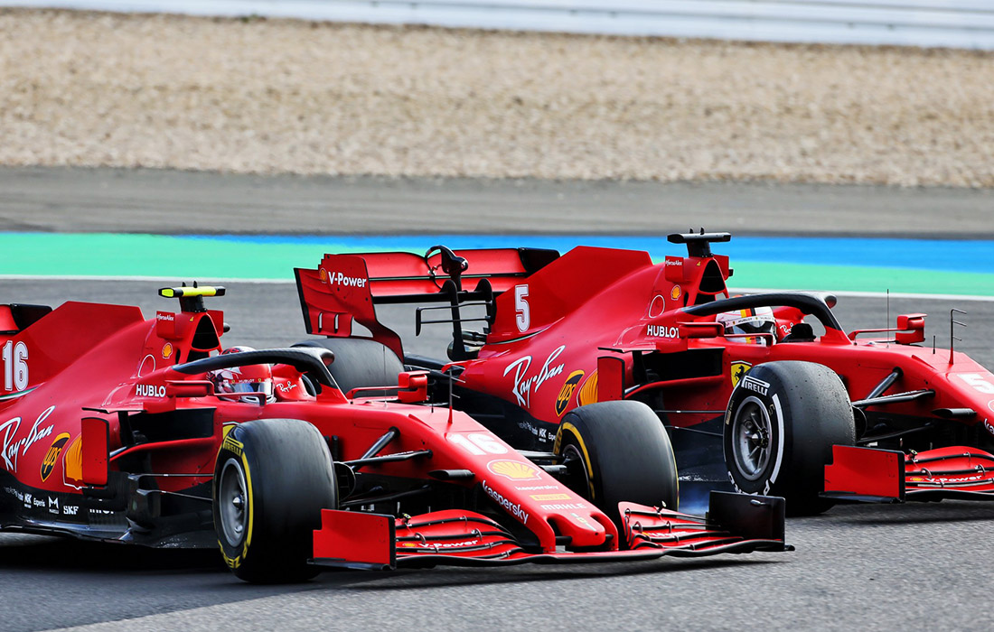 Charles Leclerc i Sebastian Vettel