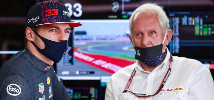 Max Verstappen i Helmut Marko