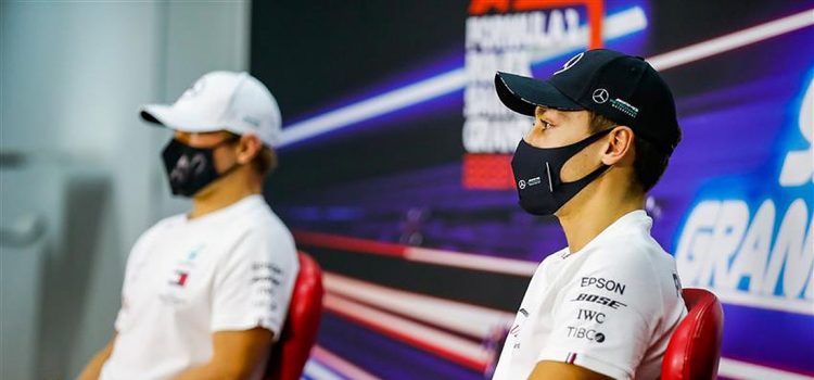 George Russell i Valtteri Bottas