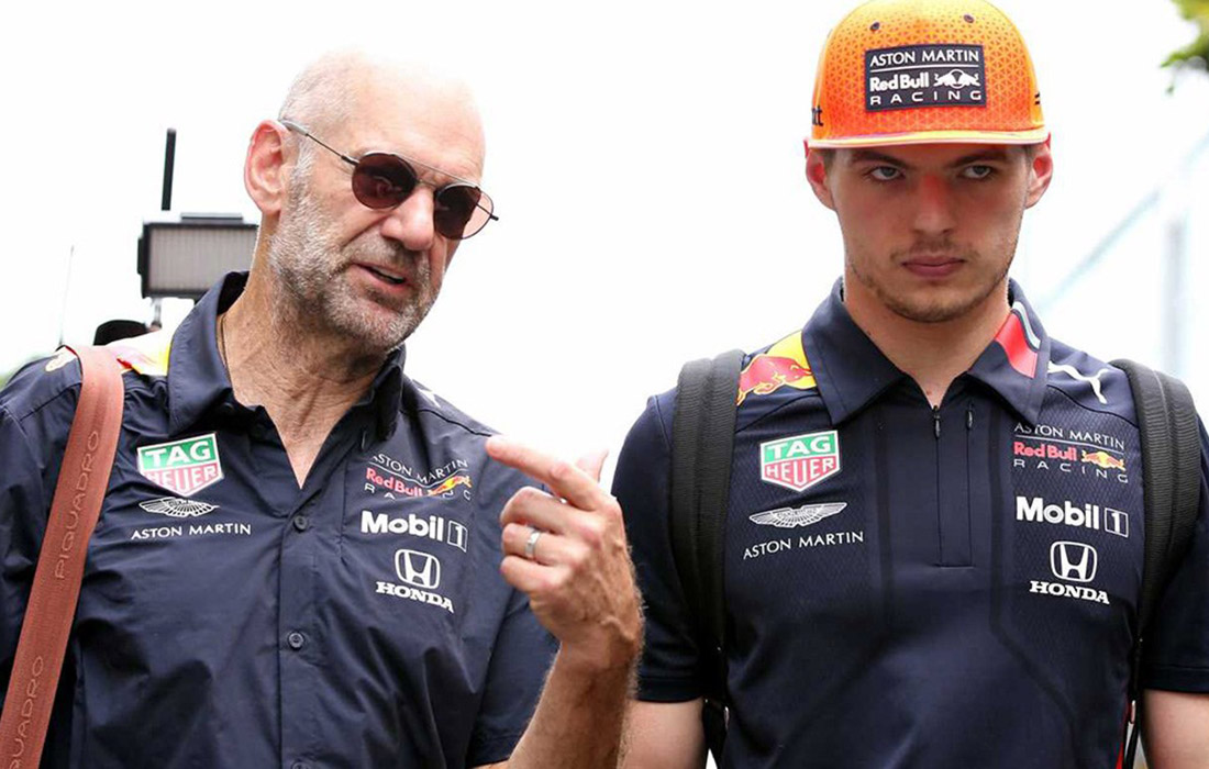 Max Verstappen i Adrian Newey