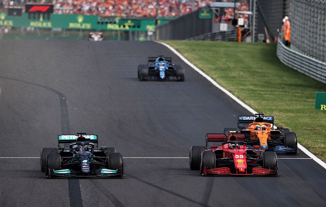 Lewis Hamilton i Carlos Sainz