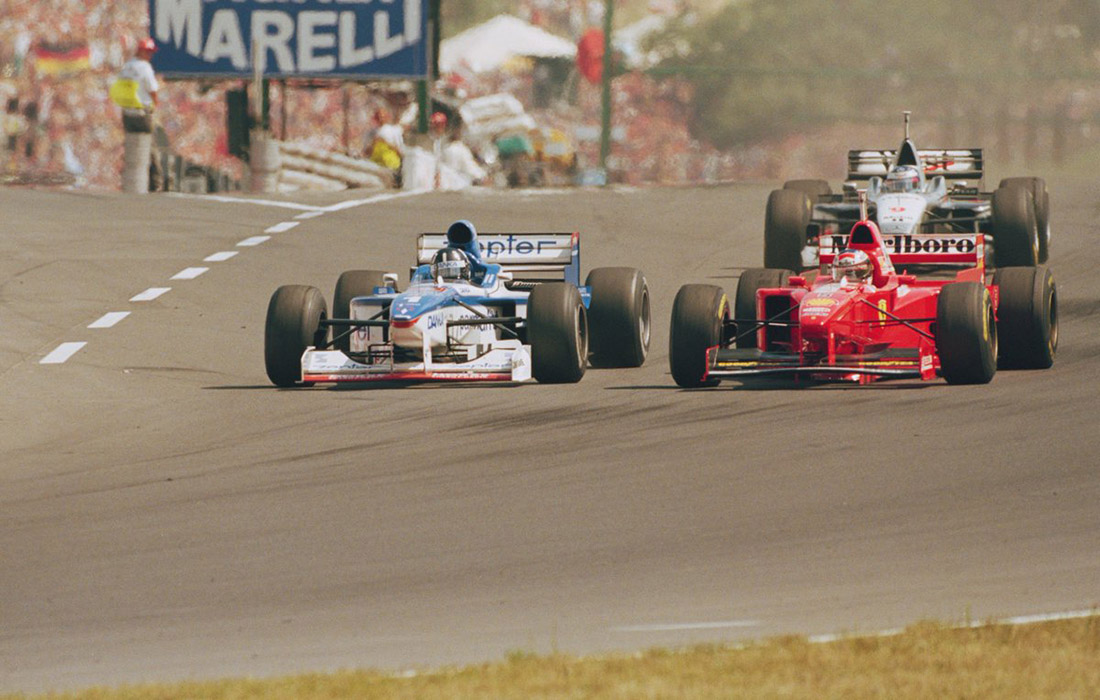 Damon Hill i Michael Schumacher
