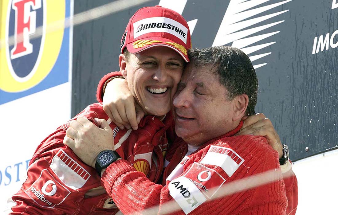 Michael Schumacher i Jean Todt