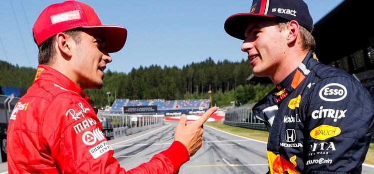 Charles Leclerc i Max Verstappen