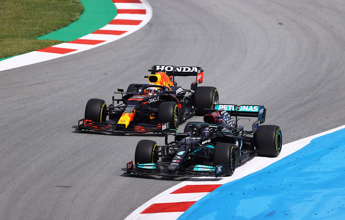 Lewis Hamilton i Max Verstappen