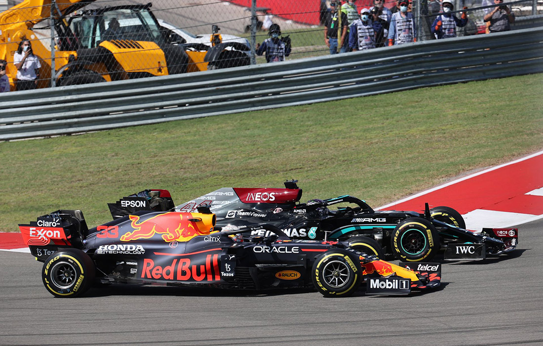 Lewis Hamilton i Max Verstappen