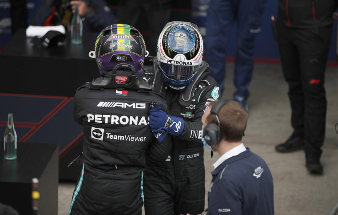 Lewis Hamilton i Valtteri bottas