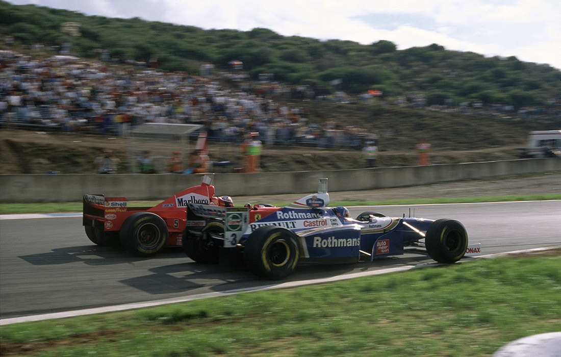 Michael Schumacher i Jacques Villeneuve