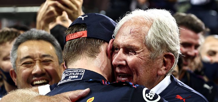 Helmut Marko i Max Verstappen