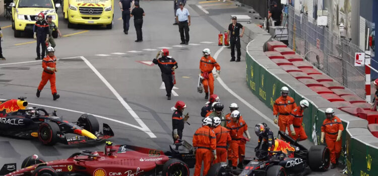 Sergio Perez, Carlos Sainz i Max Verstappen