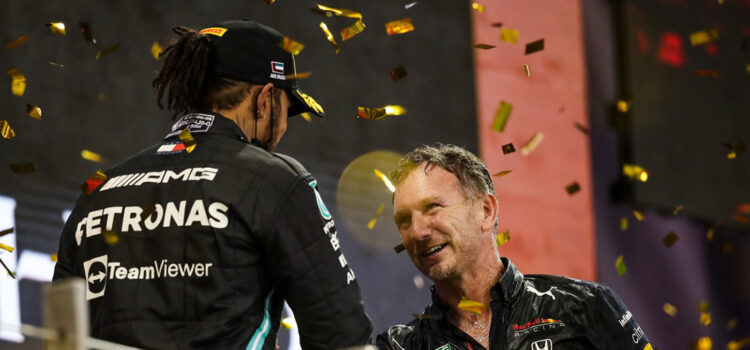 Lewis Hamilton i Christian Horner